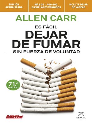 cover image of Es fácil dejar de fumar, si sabes cómo